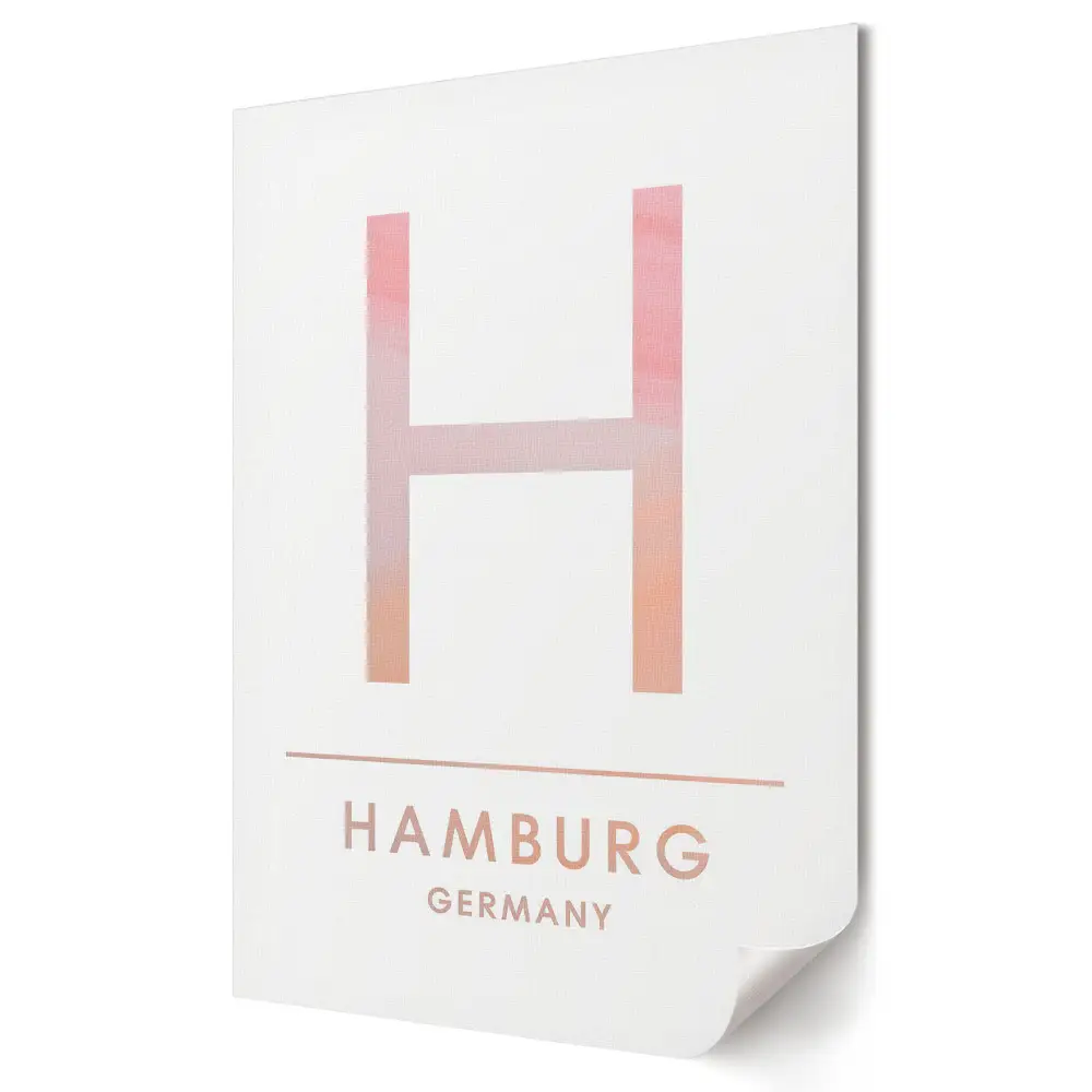 Štýlový plagát Hamburg