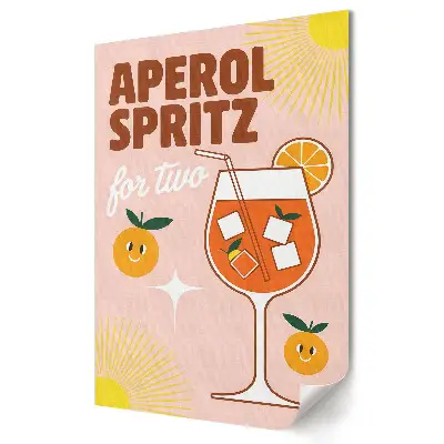 Plagát do obývačky Osviežujúci Aperol Spritz pre dvoch