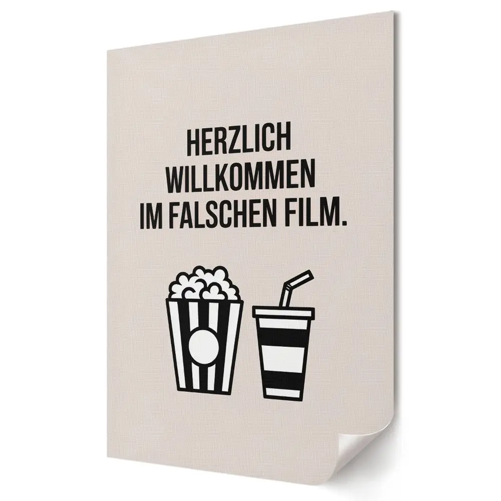 Plagát Pozdrav v nesprávnom filme