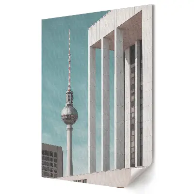 Retro plagát Berlín: Modernita a klasicizmus v architektúre