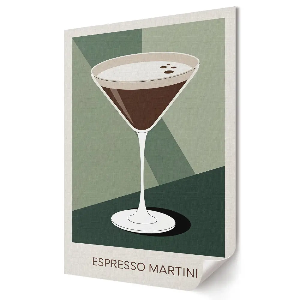 Umelecký plagát Espresso Martini