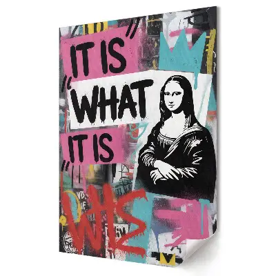 Plagát do obývačky Mona Lisa v modernom graffiti štýle