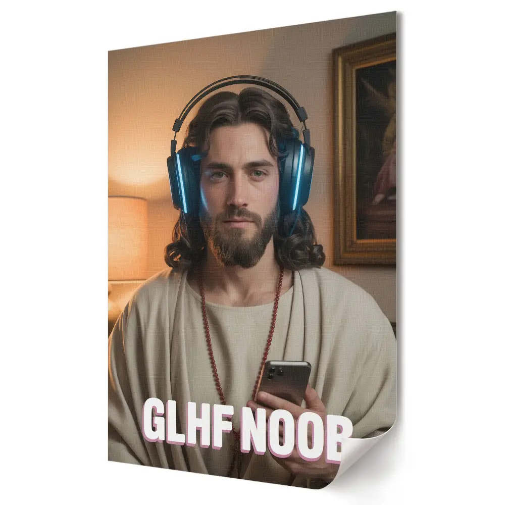 Plagát Moderný hráč v klasickom štýle