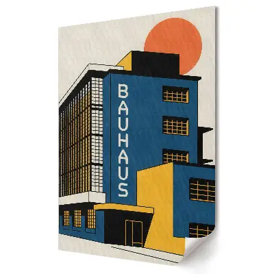 Plagát do obývačky Bauhaus ikona modernej architektúry