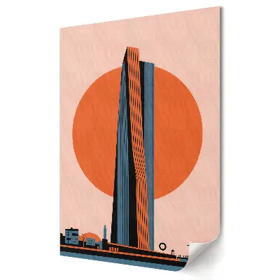 Poster Moderná architektúra v mestskej krajine