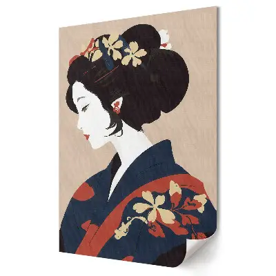 Plagát do obývačky Elegancia japonskej krásy v tradícii