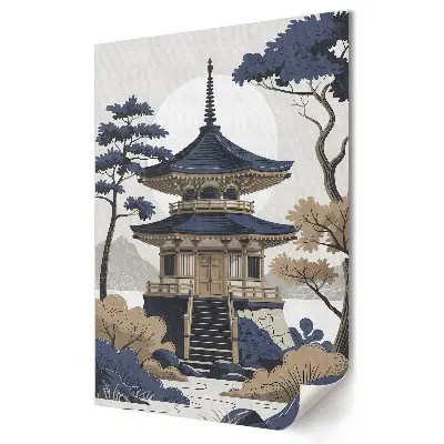 Plagát Izba v japonskej zennom štýle