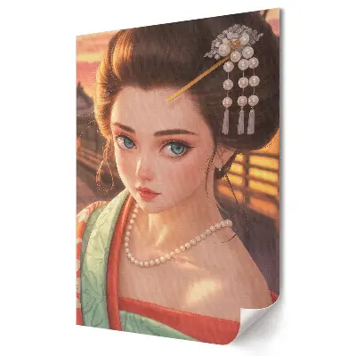 Retro plagát Krása tradičnej japonskej kultúry