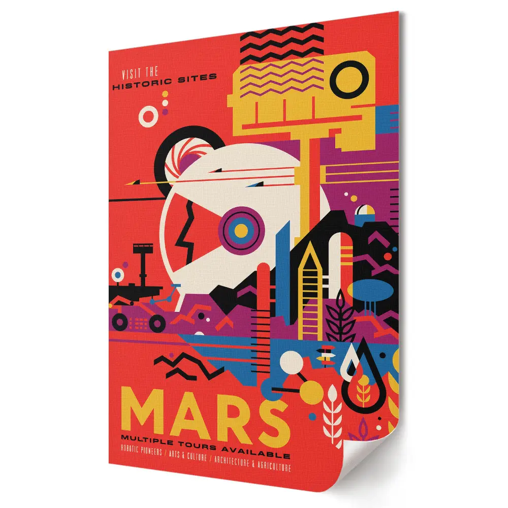 Plagát Objavte Mars: Čakajú na vás jedinečné zájazdy