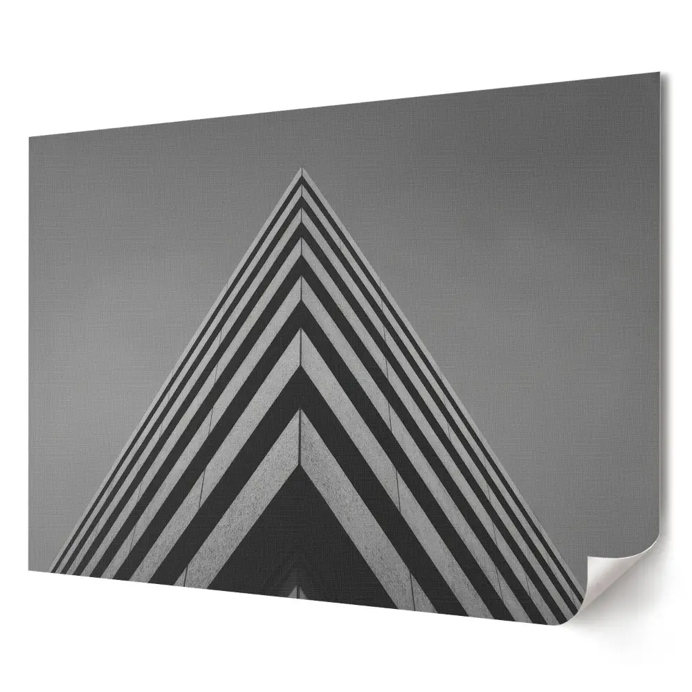 Plagát Geometrické tvary v monochromatickej architektúre