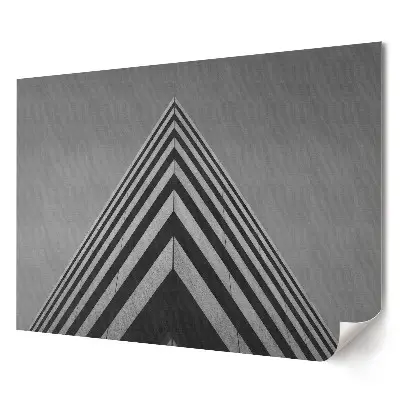Plagát Geometrické tvary v monochromatickej architektúre