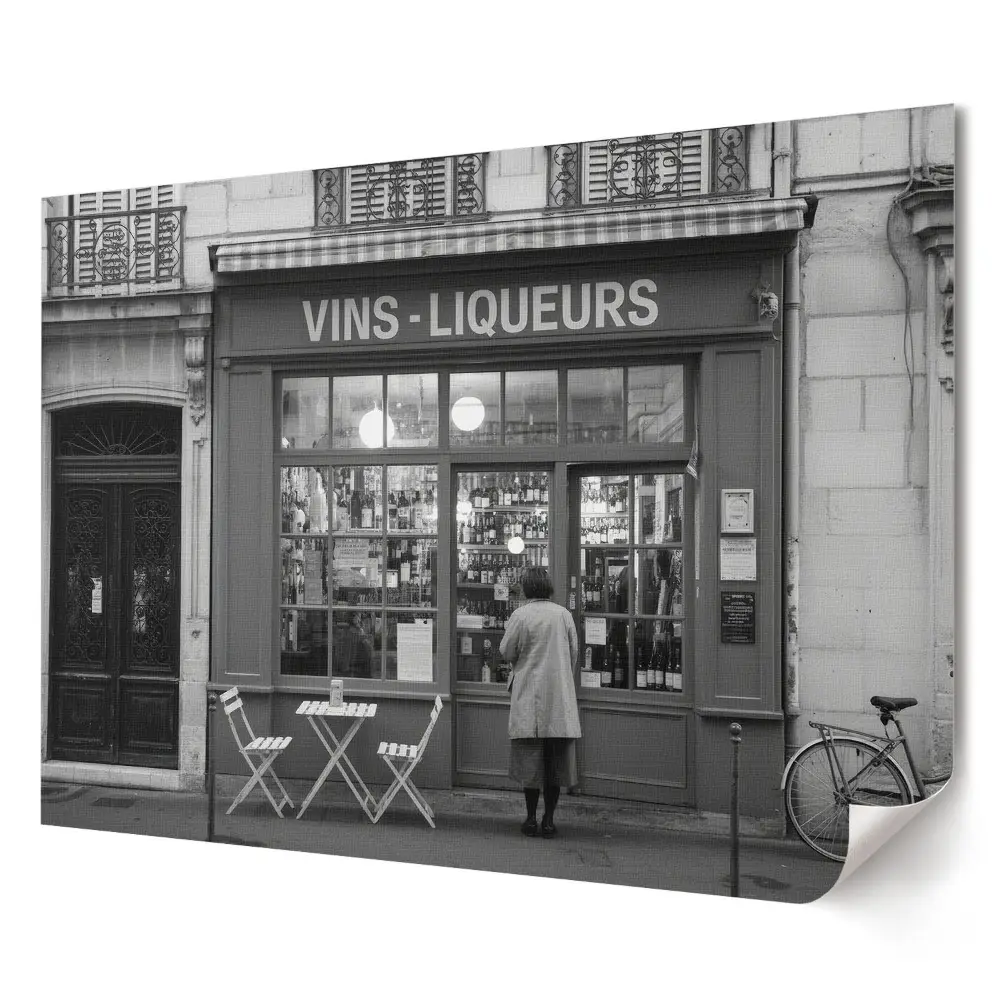 Retro plagát Vinotéka v Paríži