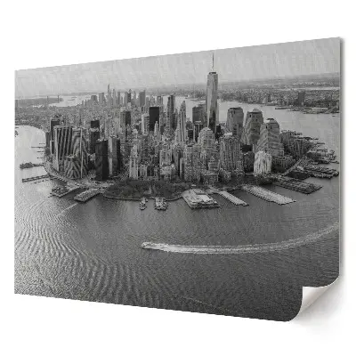 Retro plagát New York v čiernobielom prevedení