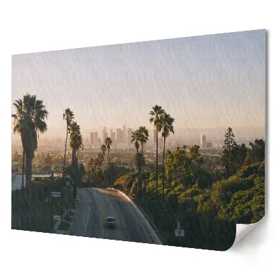Plagát Panoráma Los Angeles ráno