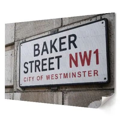 Retro plagát Baker Street vo Westminsteri