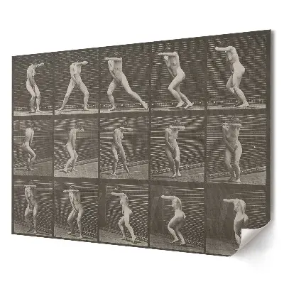 Retro plagát Pohyb a forma v body arte