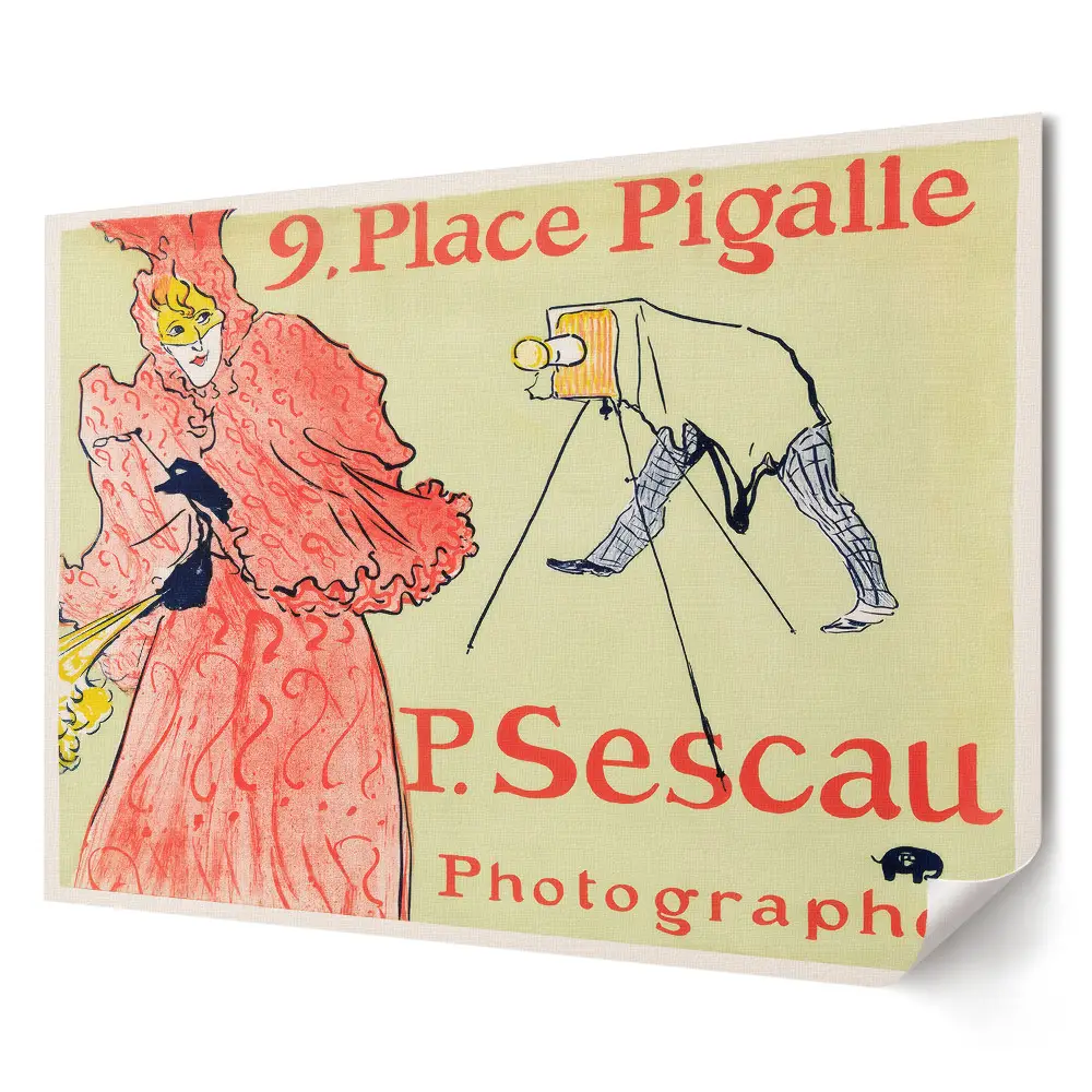 Retro plagát Kreatívne fotografovanie na Place Pigalle