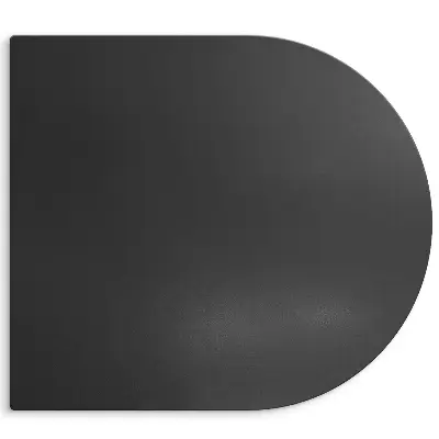 Kovová ochranná podložka pod gril gril poloválny tvar 80x90 cm
