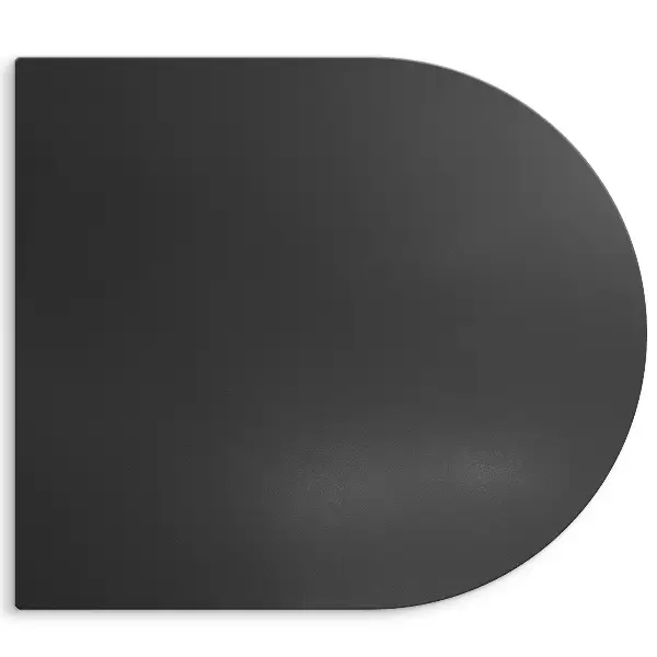 Plechová podložka pod gril na terasu na terasu poloválna 80x70 cm