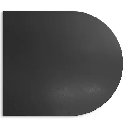 Plechová podložka pod gril na terasu na terasu poloválna 80x70 cm