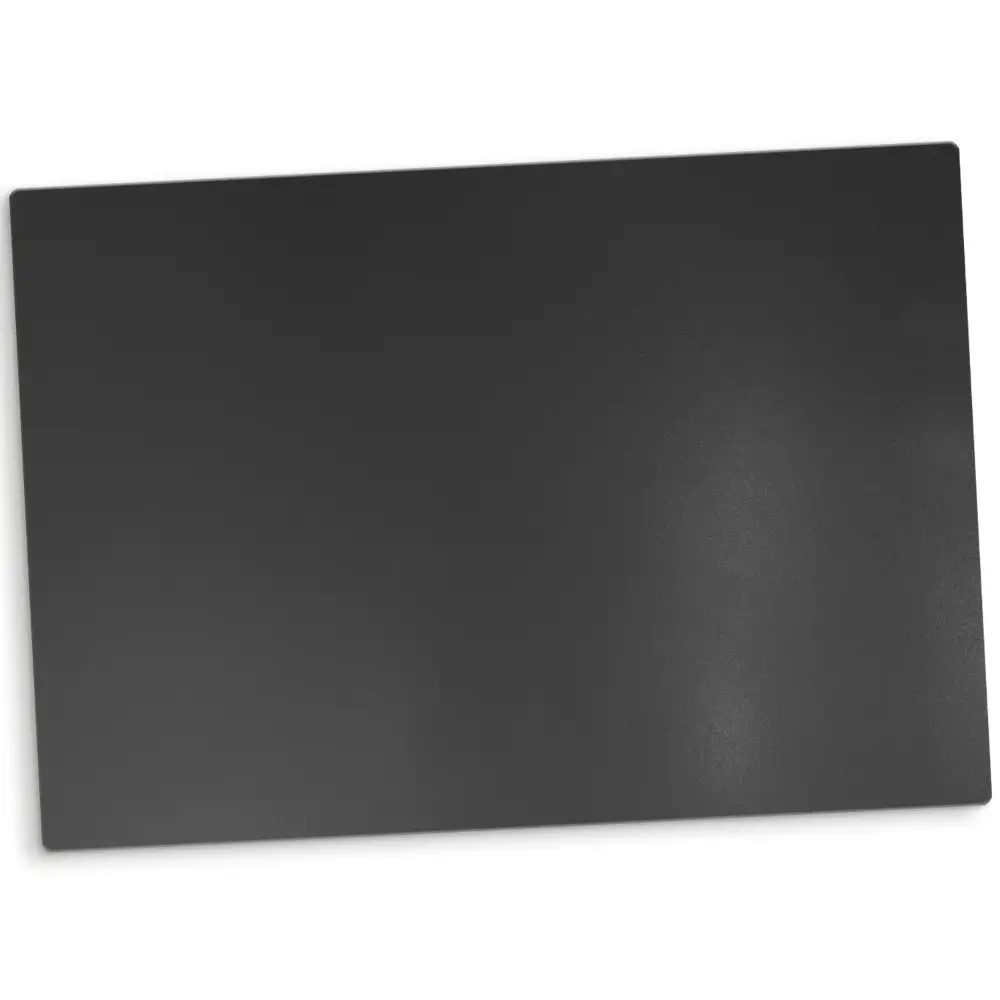 Čierna plechová podložka pod gril obdĺžnikový tvar 100x70 cm