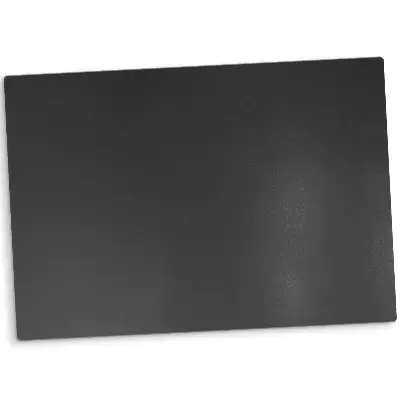 Čierna plechová podložka pod gril obdĺžnikový tvar 100x70 cm