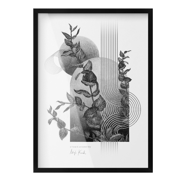 Fotorámček na stenu čierna 50x70 cm