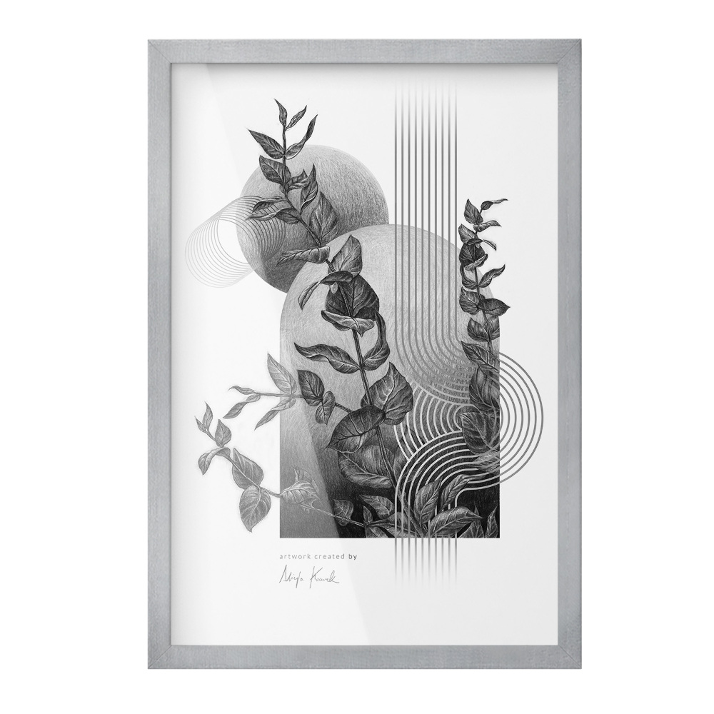 Fotorámček na stenu strieborná 40x60 cm