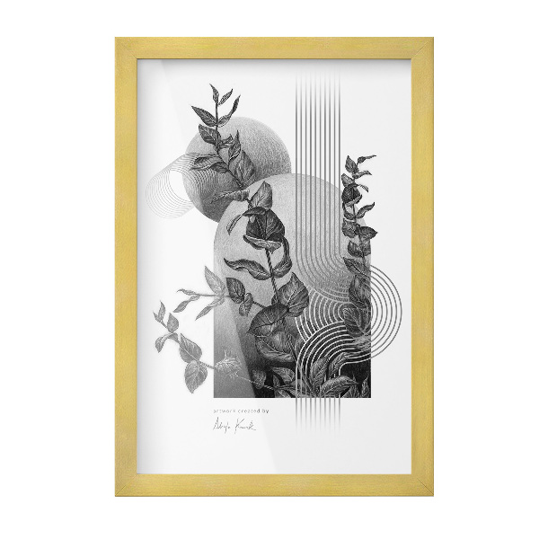 Fotorámček na stenu zlatá 20x30 cm