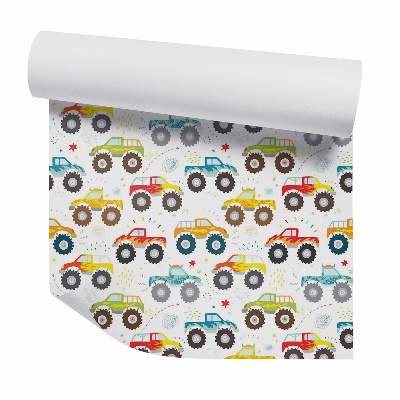 Tapeta Farebné súťaže monster truckov