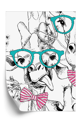 Tapeta Zábavná abstraktná žirafa