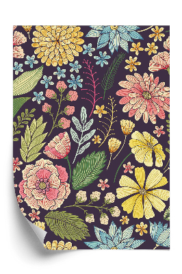 Tapeta na stenu Poľné kvety