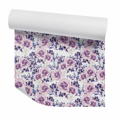 Tapeta na stenu Fialové ruže medzi ovocím