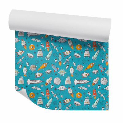 Tapeta Vesmírna expedícia astronaut modrá