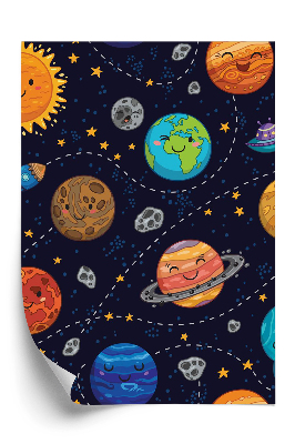 Tapeta Vzor planét, hviezd a komét