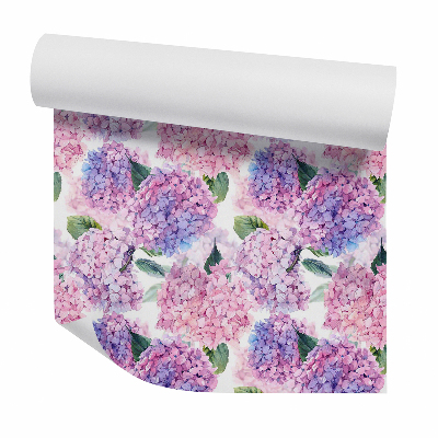 Tapeta Akvarelový kvet hortenzie