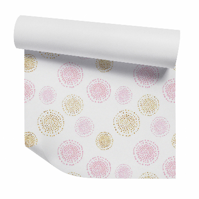 Tapeta Pastelové kruhy hrachu abstraktné