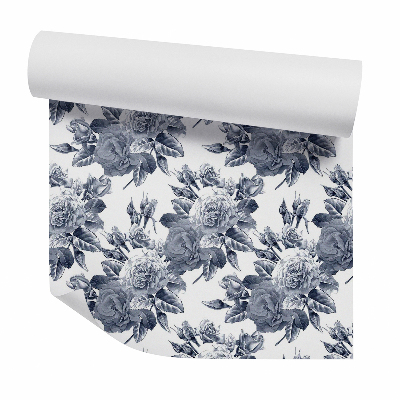 Tapeta na stenu Kytice sivých abstraktných kvetov