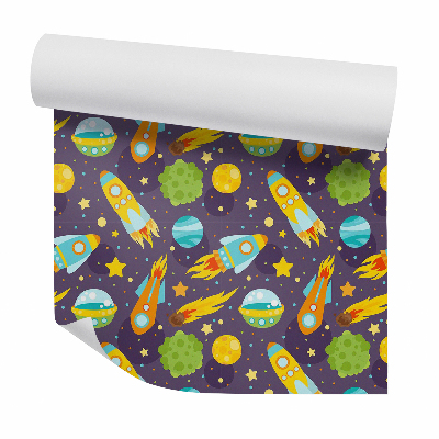 Tapeta na stenu Kozmický svet raketa planéta hviezda