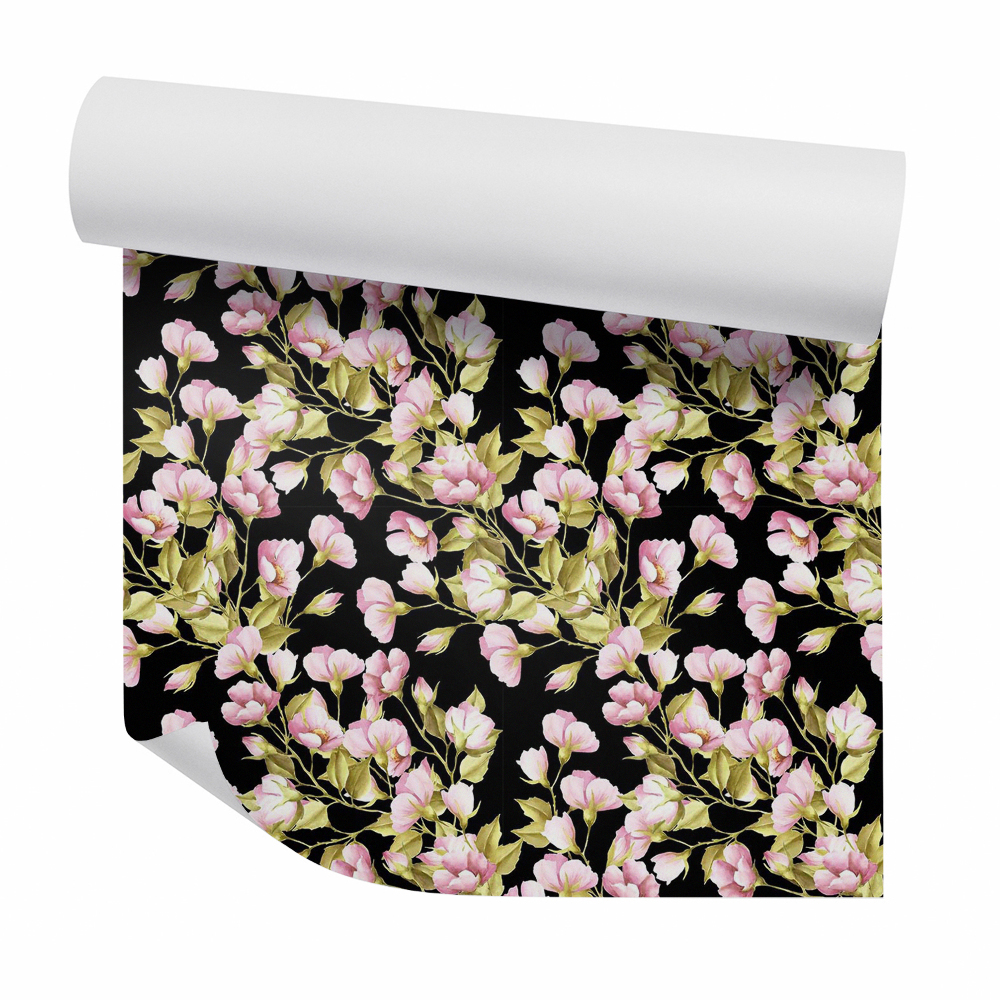 Tapeta na stenu Ružové kvety abstraktné