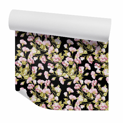 Tapeta na stenu Ružové kvety abstraktné