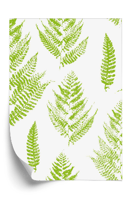 Tapeta Jednotný vzor s listami papradia