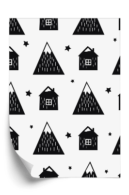 Tapeta na stenu Dom a hory