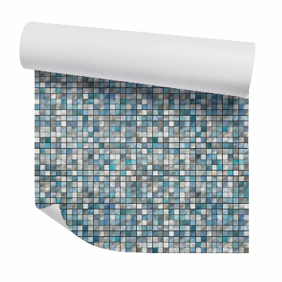 Tapeta Modré bezšvové keramické dlaždice