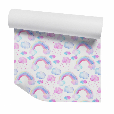Tapeta na stenu Dúha nakreslená pastelkami