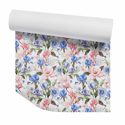 Tapeta Farebné kvety abstraktné