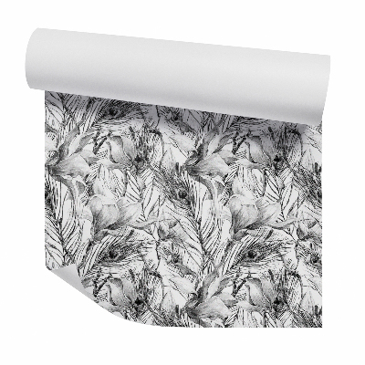 Tapeta Rastliny skica akvarel