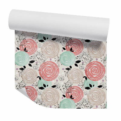 Tapeta na stenu Abstraktné kvety a stonky