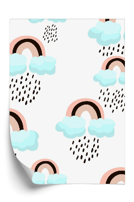 Tapeta Dúha v oblakoch