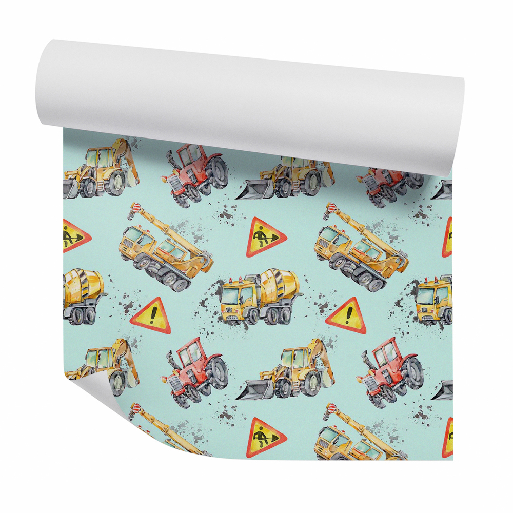 Tapeta na stenu Stavebné stroje traktory značky